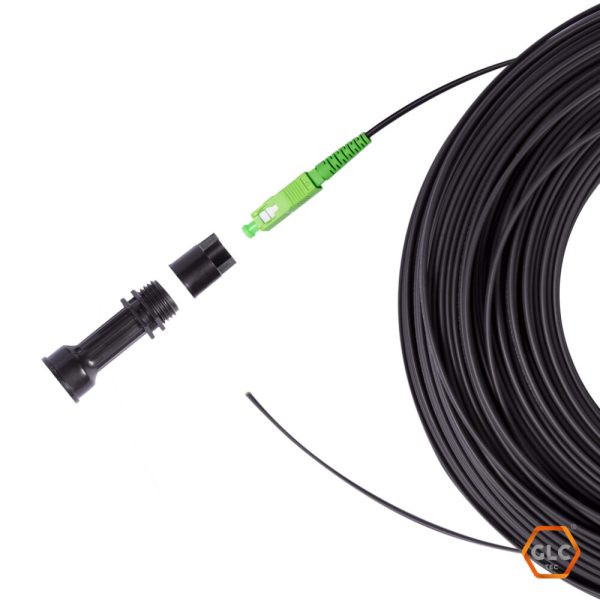 GLC FO-6055 Pigtail Drop Flat Dielectric Spam 80 Connector Sc/apc Sm 150Mts - Imagen 2