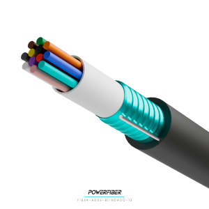 POWERFIBER ADSS SPAN 80 12 HILOS BLINDADO 4KM