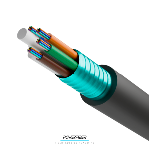 POWERFIBER ADSS SPAN 80 48 HILOS BLINDADO 4KM
