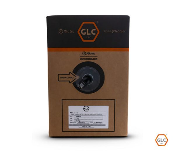 GLC MAX CE-1104 UTP CAT5E INTERIOR/EXTERIOR PURO COBRE 305M - Imagen 3