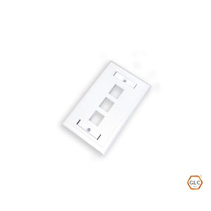GLC CE-4036 FACE PLATE 3 PORT CAT5E/6