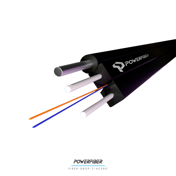 POWERFIBER FIBER-DROP-2-ACERO DROP 2 HILOS ACERO