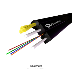POWERFIBER FIBER-DROP-4-DIELECTRICO DROP 4 HILOS DIELECTRICO