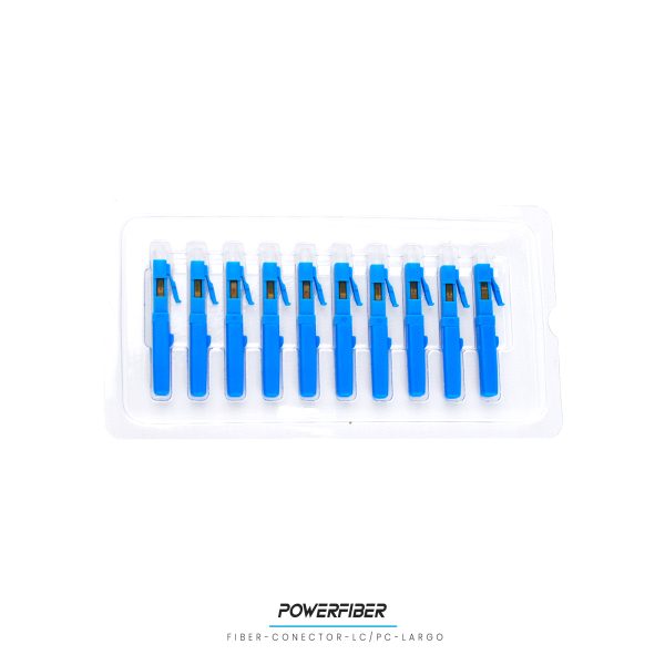 POWERFIBER FIBER-CONECTOR-LC/PC-LARGO CONECTOR MECANICO CAPUCHON LARGO MONOMODO LC/PC - Imagen 2