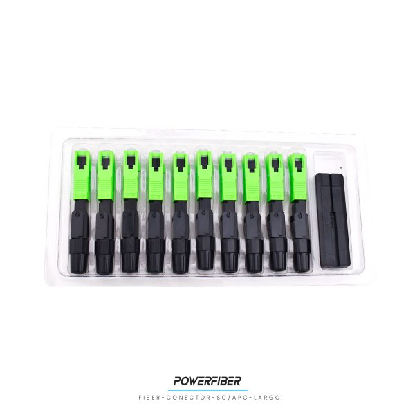 POWERFIBER FIBER-CONECTOR-SC/APC-LARGO CONECTOR MECANICO CAPUCHON LARGO MONOMODO SC/APC - Imagen 3