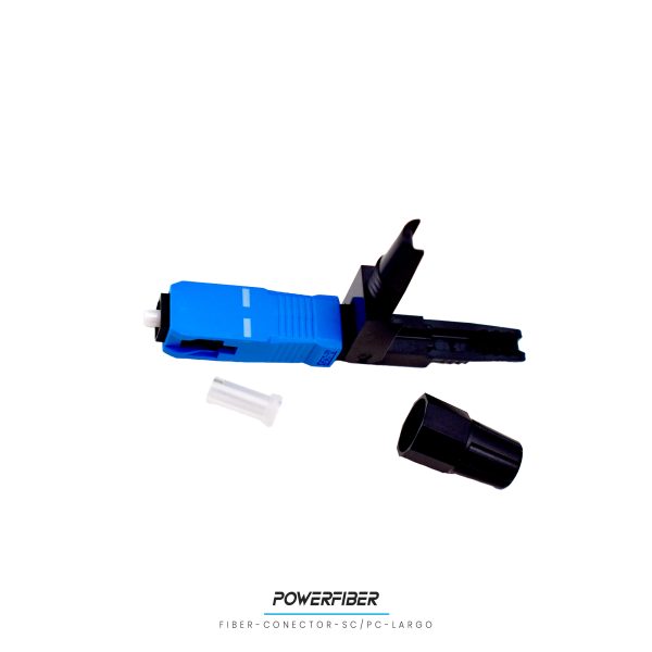 POWERFIBER FIBER-CONECTOR-SC/PC-LARGO CONECTOR MECANICO CAPUCHON LARGO MONOMODO SC/PC - Imagen 2
