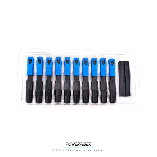 POWERFIBER FIBER-CONECTOR-SC/PC-LARGO CONECTOR MECANICO CAPUCHON LARGO MONOMODO SC/PC - Imagen 3