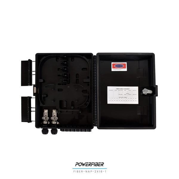POWERFIBER FIBER-NAP-2X16-1 CAJA EXTERIOR FTTH 2X16 SIN SPLITTER - SIN ADAPTADORES - Imagen 3