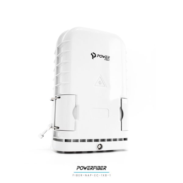 POWERFIBER FIBER-NAP-EC-1X8-1 CAJA EXTERIOR FTTH EASY CONNECT 1X8 CON SPLITTER 1X8 CONECTOR SC/APC CON SANGRIA - Imagen 2