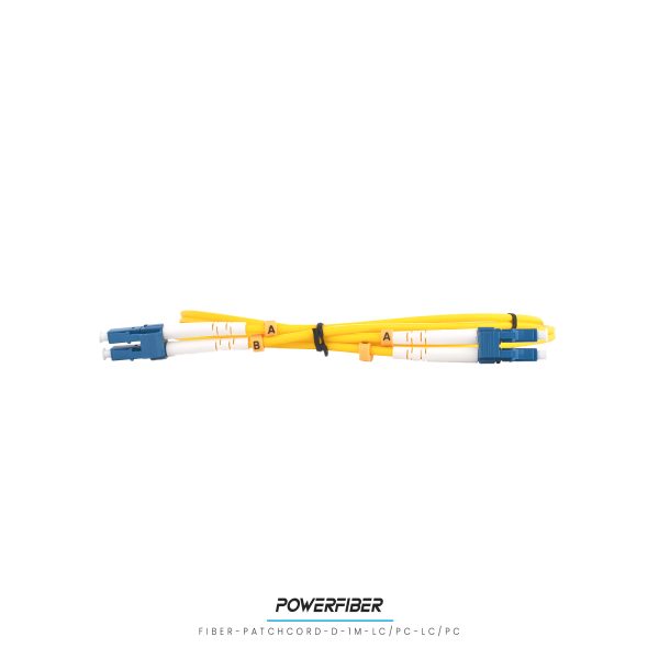 POWERFIBER FIBER-PATCH-D-1M-LC/PC-LC/PC PATCHCORD DOBLE MONOMODO 1MT LC/PC-LC/PC - Imagen 3
