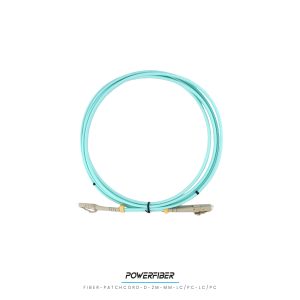 POWERFIBER FIBER-PATCH-D-2M-MM-LC/PC-LC/PC PATCHCORD DOBLE 2MTS MULTIMODO LC/PC-LC/PC