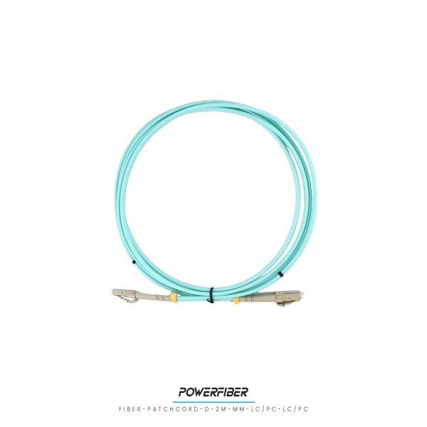 POWERFIBER FIBER-PATCH-D-2M-MM-LC/PC-LC/PC PATCHCORD DOBLE 2MTS MULTIMODO LC/PC-LC/PC