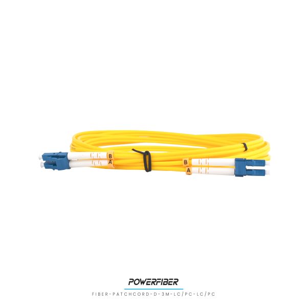 POWERFIBER FIBER-PATCH-D-3M-LC/PC-LC/PC PATCHCORD DOBLE MONOMODO 3MTS LC/PC-LC/PC - Imagen 3