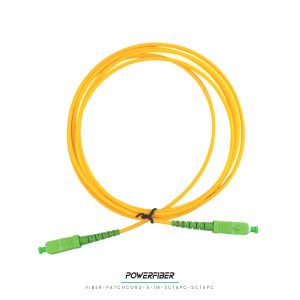 POWERFIBER FIBER-PATCH-S-1M-SC/APC-SC/APC PATCHCORD SIMPLE MONOMODO 1MT SC/APC-SC/APC