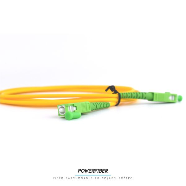 POWERFIBER FIBER-PATCH-S-1M-SC/APC-SC/APC PATCHCORD SIMPLE MONOMODO 1MT SC/APC-SC/APC - Imagen 3