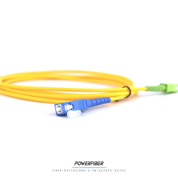 POWERFIBER FIBER-PATCH-S-1M-SC/APC-SC/PC PATCHCORD SIMPLE MONOMODO 1MT SC/APC-SC/PC - Imagen 4
