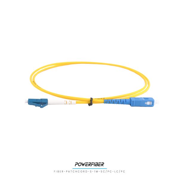 POWERFIBER FIBER-PATCH-S-1M-SC/PC-LC/PC PATCHCORD SIMPLE MONOMODO 1MT SC/PC - LC/PC - Imagen 2