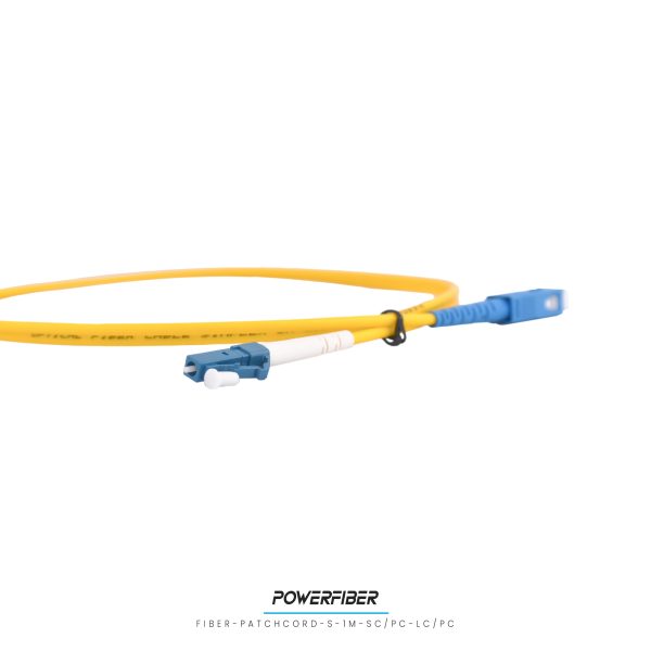 POWERFIBER FIBER-PATCH-S-1M-SC/PC-LC/PC PATCHCORD SIMPLE MONOMODO 1MT SC/PC - LC/PC - Imagen 3