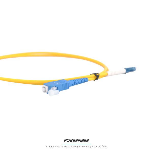 POWERFIBER FIBER-PATCH-S-1M-SC/PC-LC/PC PATCHCORD SIMPLE MONOMODO 1MT SC/PC - LC/PC - Imagen 4