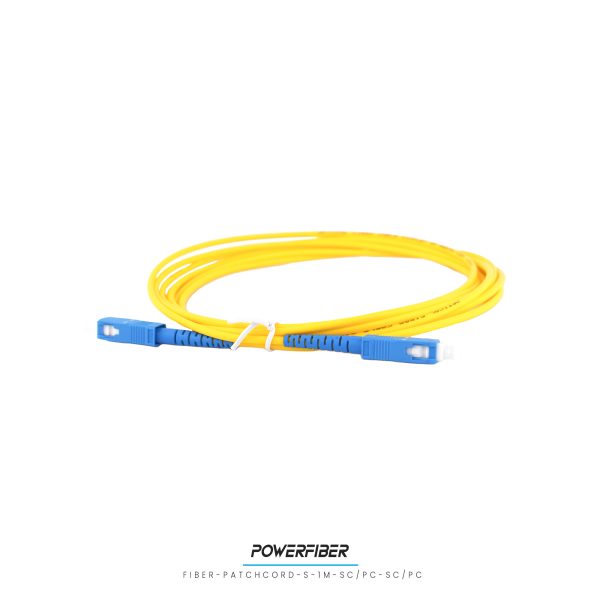 POWERFIBER FIBER-PATCH-S-1M-SC/PC-SC/PC PATCHCORD SIMPLE MONOMODO 1MT SC/PC- SC/PC - Imagen 2