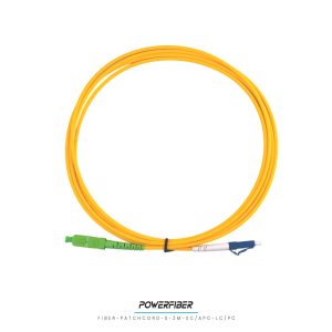 POWERFIBER FIBER-PATCH-S-2M-SC/APC-LC/PC PATCHCORD SIMPLE MONOMODO 2MTS SC/APC - LC/PC