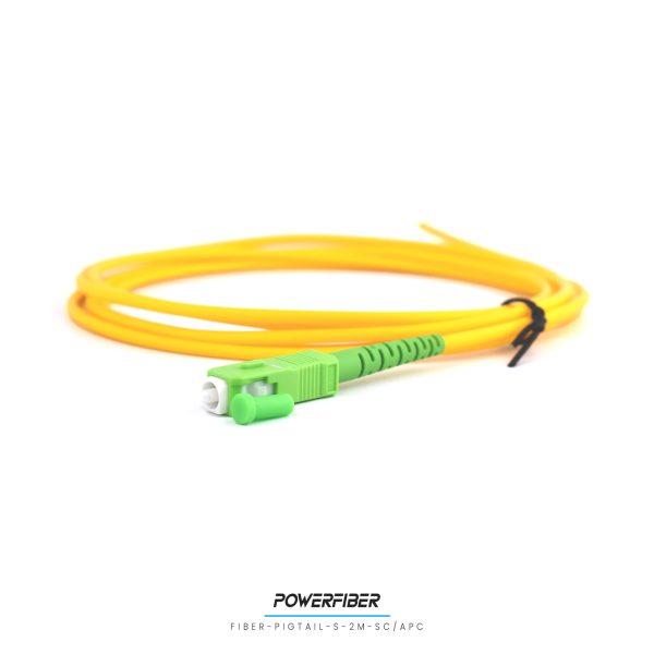 POWERFIBER FIBER-PIGTAIL-S-2M-SC/APC PIGTAIL SIMPLE MONOMODO 2MTS SC/APC - Imagen 3
