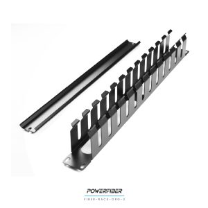 FIBER-RACK-ORG-3 ORGANIZADOR DE CABLEADO CON TAPA 1 UNIDAD