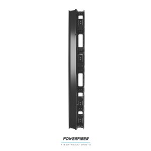 FIBER-RACK-ORG-5 ORGANIZADOR DE CABLEADO VERTICAL CON TAPA 30 UNIDADES