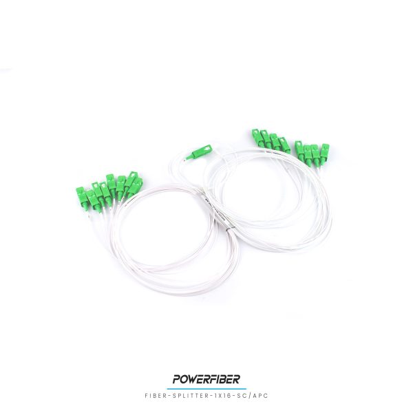 POWERFIBER FIBER-SPLITTER-1X16-SC/APC PLC SPLITTER MONOMODO 1X16 CON CONECTOR SC/APC - Imagen 2