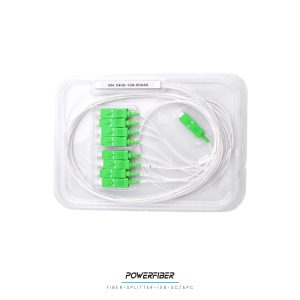 POWERFIBER FIBER-SPLITTER-1X8-SC/APC PLC SPLITTER MONOMODO 1X8 CON CONECTOR SC/APC