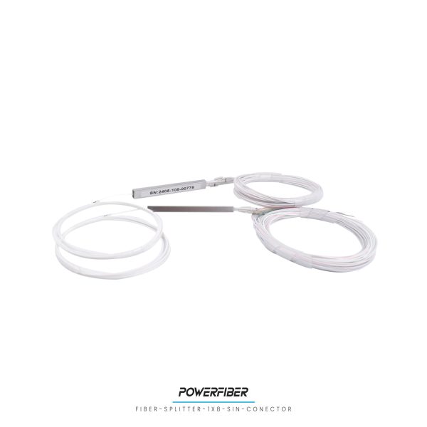 POWERFIBER FIBER-SPLITTER-1X8-S/CON PLC SPLITTER MONOMODO 1X8 SIN CONECTOR - Imagen 3