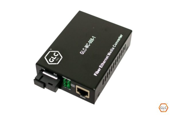 GLC-MC-008-1 MEDIA CONVERTER 10/100/1000M SINGLE FIBER, SM, 1310 NM, 60 KM SC