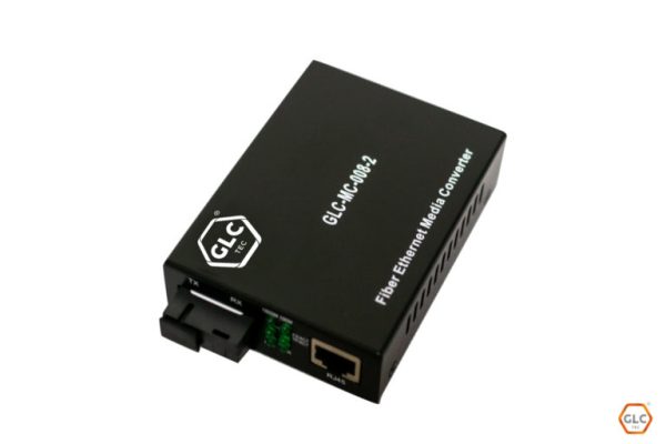 GLC-MC-008-2 MEDIA CONVERTER 10/100/1000M SINGLE FIBER, SM, 1550 NM, 60 KM SC