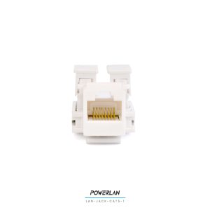 POWERLAN LAN-JACK-CAT5-1 JACK RJ45 CAT5E BLANCO