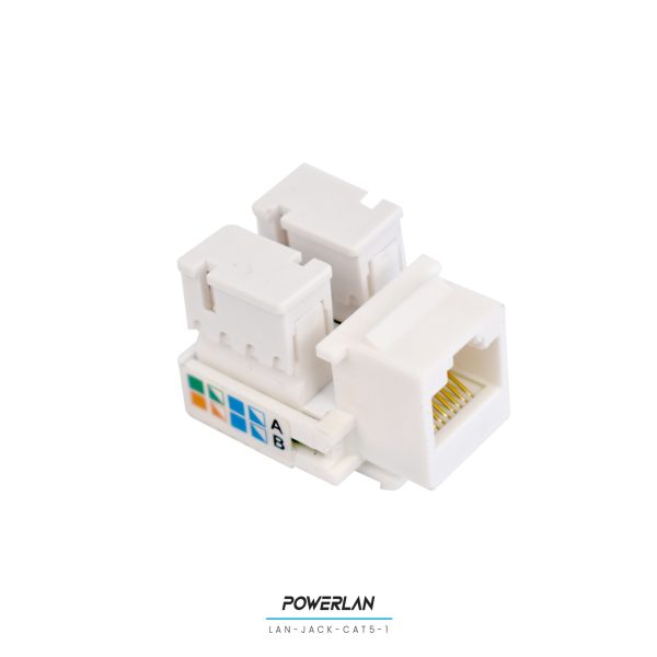 POWERLAN LAN-JACK-CAT5-1 JACK RJ45 CAT5E BLANCO - Imagen 3