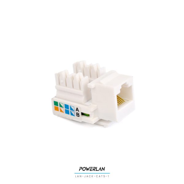 POWERLAN LAN-JACK-CAT5-1 JACK RJ45 CAT5E BLANCO - Imagen 4