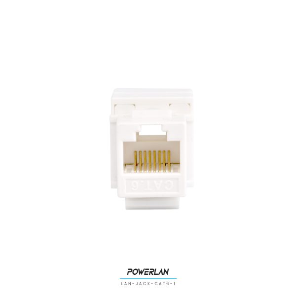 POWERLAN LAN-JACK-CAT6-1 JACK RJ45 CAT6 BLANCO