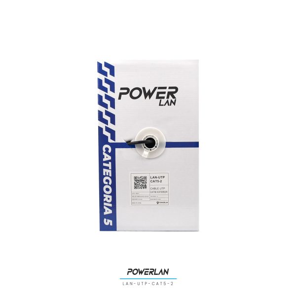 POWERLAN LAN-UTP-CAT5-2 CABLE UTP CAT5E EXTERIOR - Imagen 2