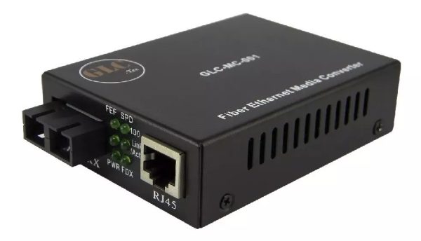 MEDIA CONVERTER 10/100 SM BIDI UN PELO 20KM 1310NM SC GLC