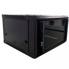 GLC RACK MURAL SOHO 6U - 500 MM - 19 PULGADAS PTA. CRIST./4SOPORTES