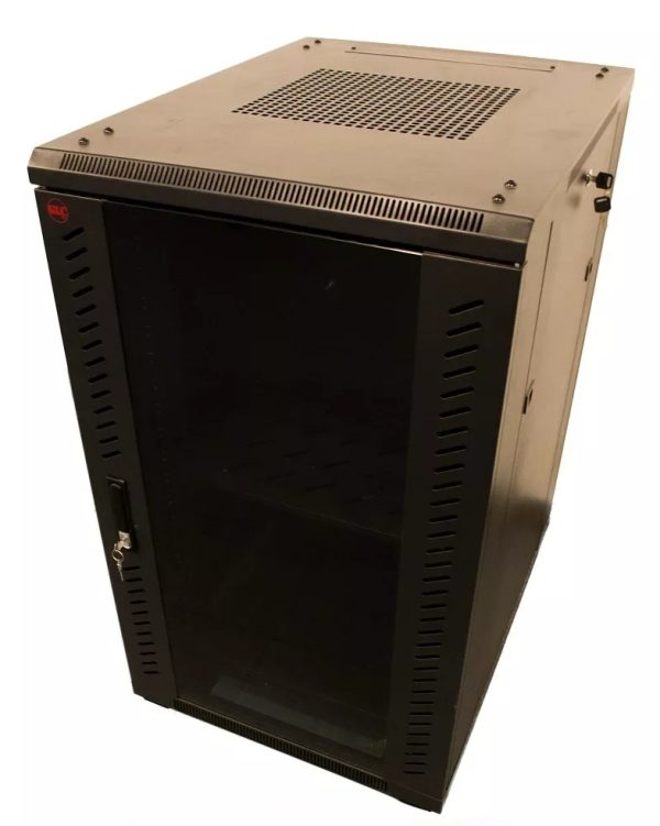 GLC RACK 19 DE 20U PROF 800 PTA. CRISTAL DELANTERA