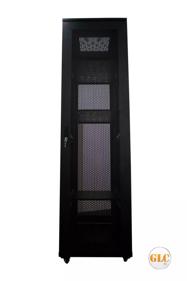 GLC RACK 19 DE 40U PROF 800 PTA. CRISTAL DELANTERA