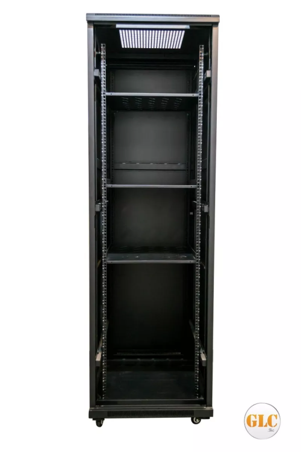 GLC RACK 19 DE 40U PROF 800 PTA. CRISTAL DELANTERA - Imagen 2