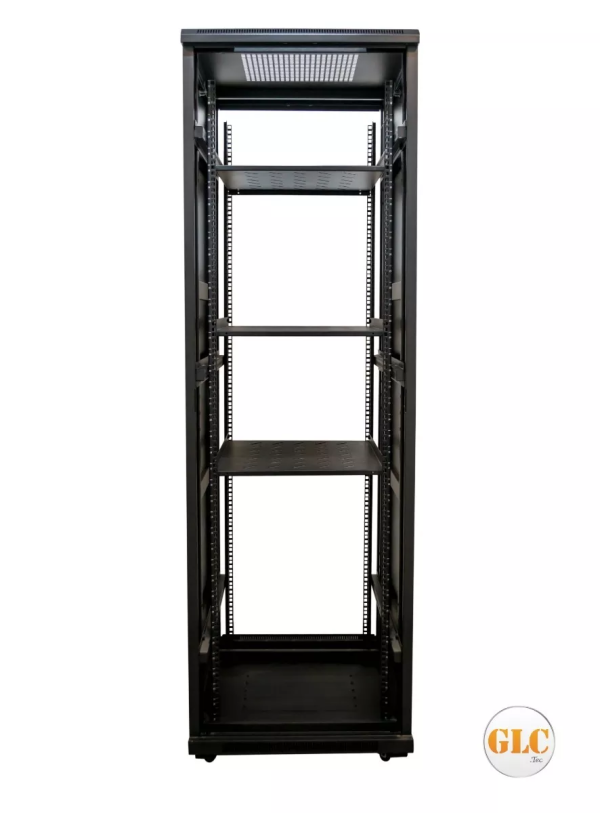 GLC RACK 19 DE 40U PROF 800 PTA. CRISTAL DELANTERA - Imagen 3