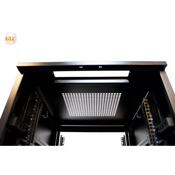GLC RACK 19 DE 20U PROF 800 PTA. CRISTAL DELANTERA - Imagen 2